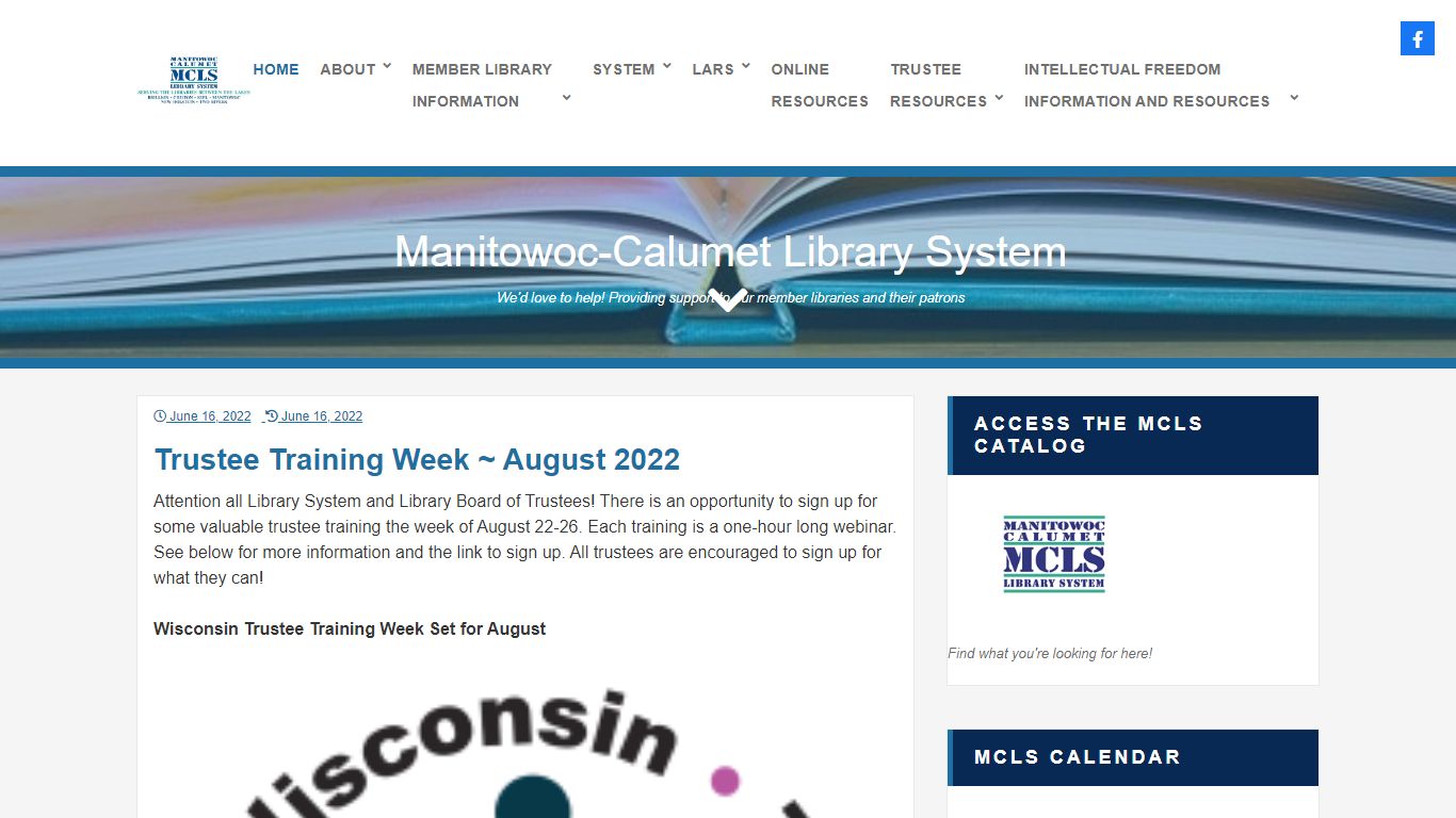 Manitowoc-Calumet Library System – We'd love to help! Providing support ...